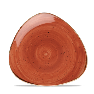 Spiced Orange Triangle Plate 20.3cm